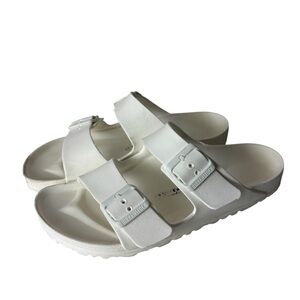 Birkenstock Eva white Slide Sandals Narrow Width women’s US 8 EU 39